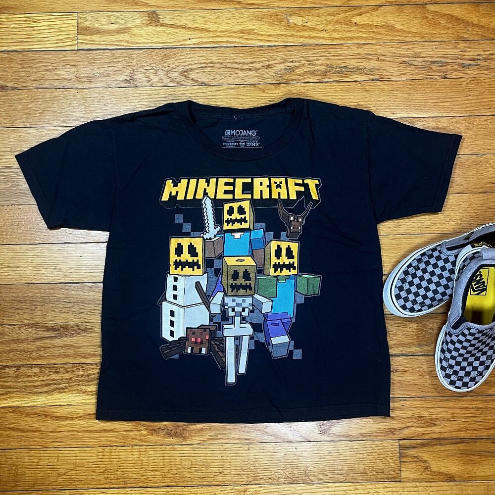 Mojang MINECRAFT Boys' Halloween Tee